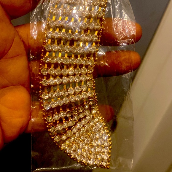 Brand new 100% rhinestone belt main image 5